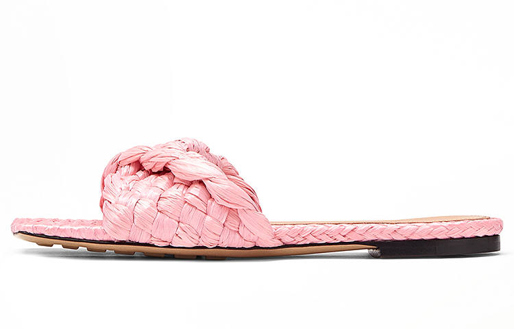 Bottega Veneta Stretch Slide Slippers Women's Pink