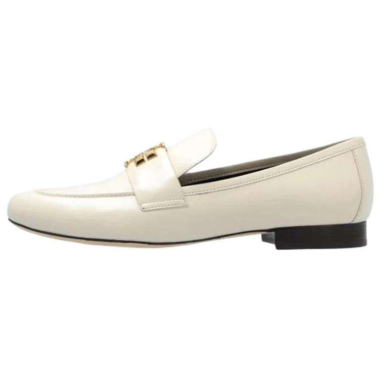 TORY BURCH Eleanor Cow Leather Casual Shoes Women's Beige