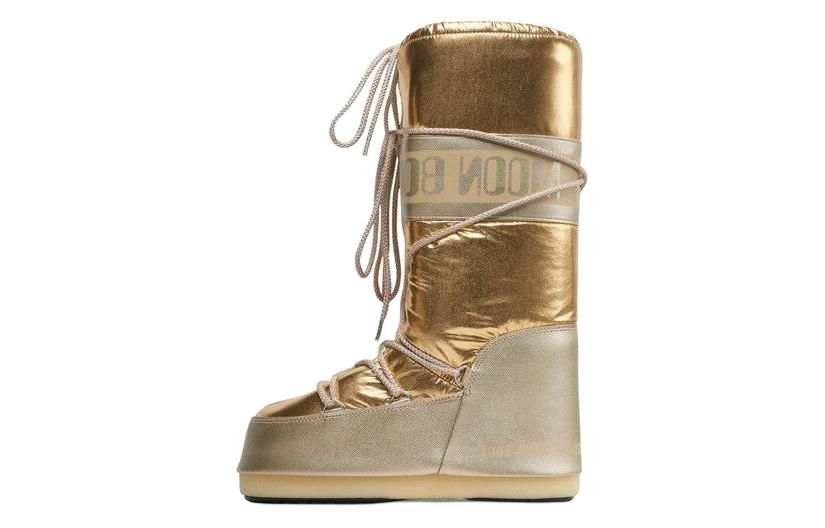 Moon Boot Moon Boot Metallic Effect Lace-Up Boots Women's