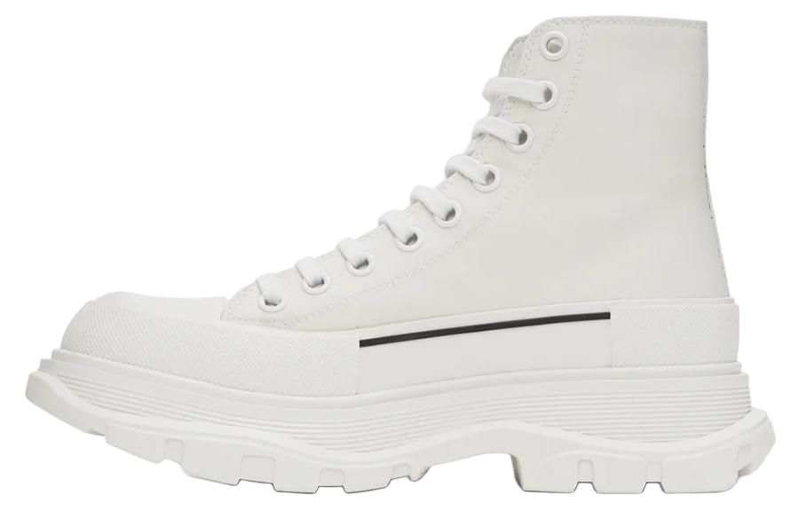 Alexander McQueen Alexander McQueen Tread Slick Boot Graffiti Optic White