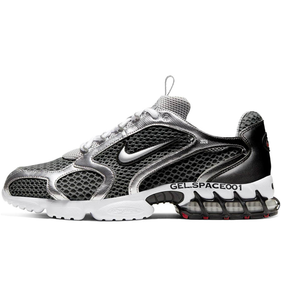 Nike Nike Air Zoom Spiridon Cage 2 Sports Liquid Silver, Van Gogh Genesis, Brain Death Low top Casual Shoes Men's