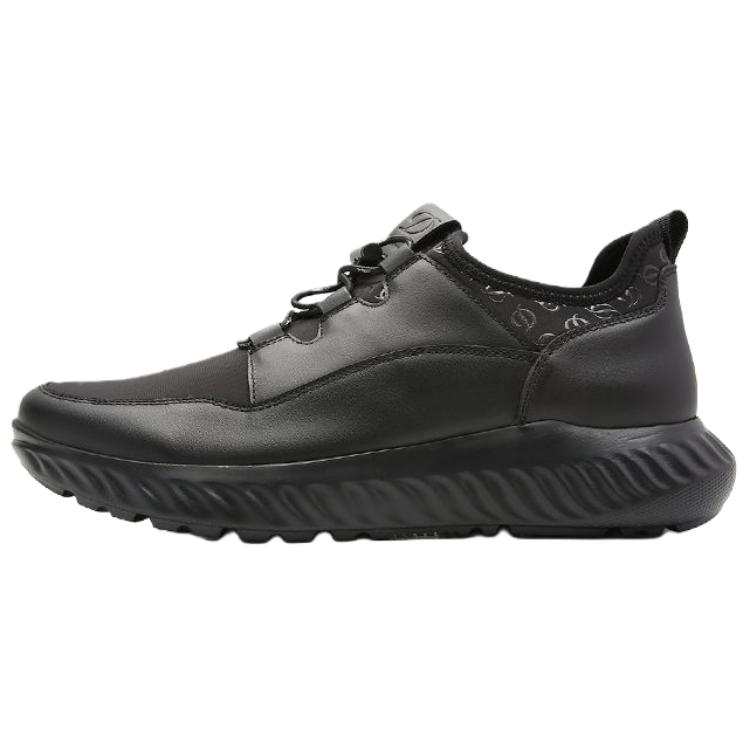 S.T.Dupont S. T.DUPONT Cow Leather Low top Casual Shoes Men's Black