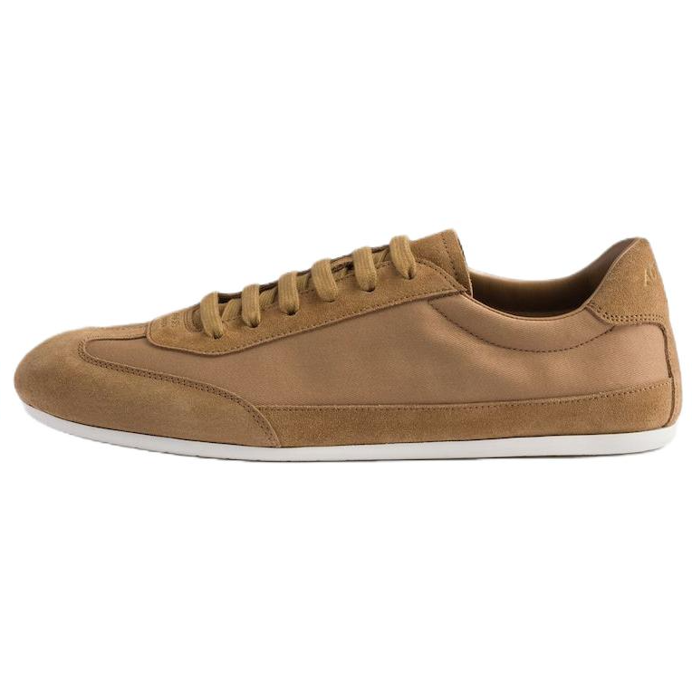 PRADA PRADA Textile, Suede Low top Casual Shoes Men's Brown