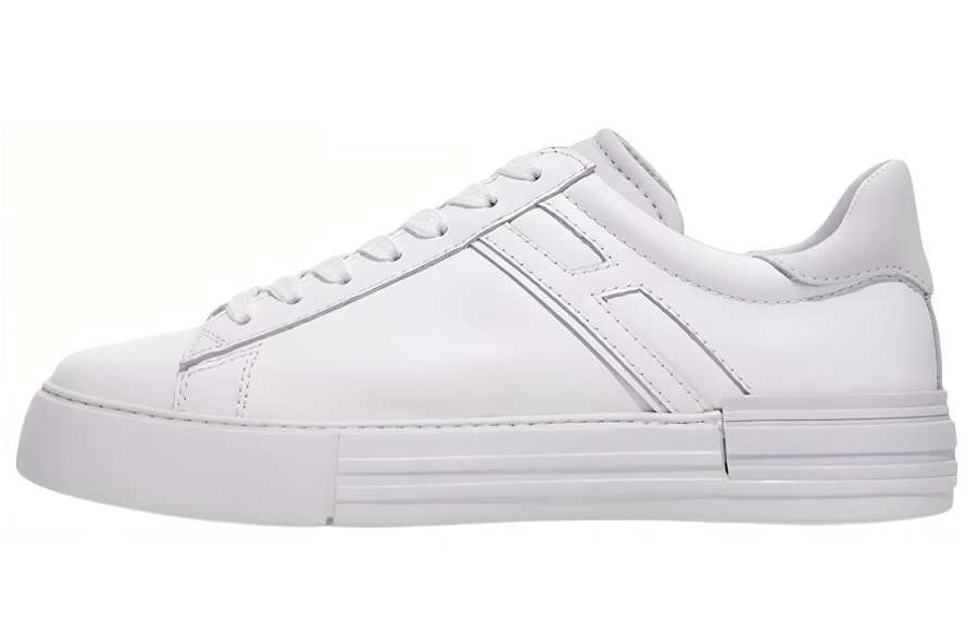 HOGAN Rebel Comfortable Low top Stylish Skateboarding Shoes Men's White