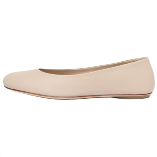 WEEKEND MaxMara Lambskin Casual Shoes Women's Beige