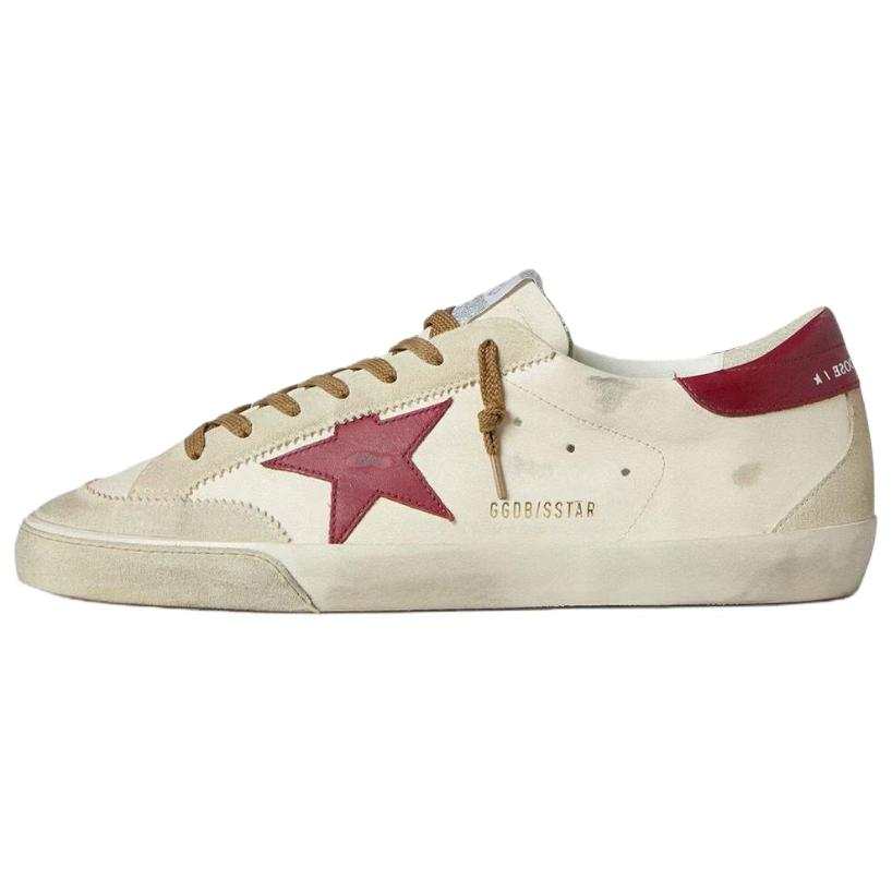 Golden Goose Super Star Low top Skateboard Shoes Men's White