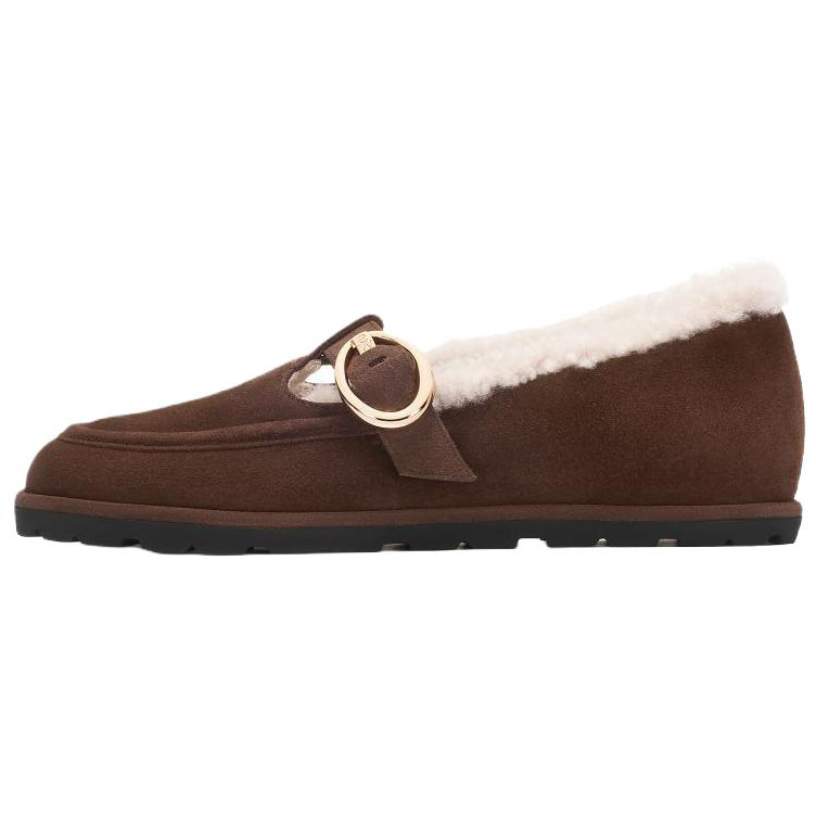 Stuart Weitzman Stuart Weitzman/SW DAKOTA Flat Mary Jane Shoes Women's Brown