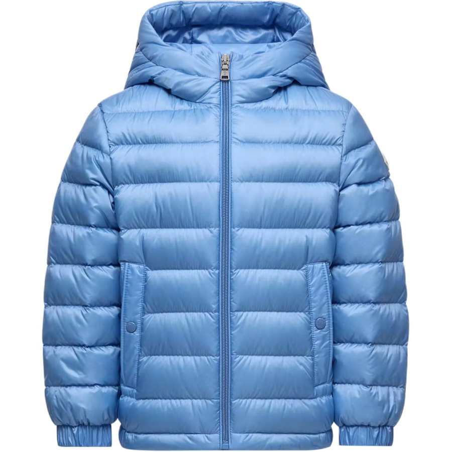 Moncler 26ss Dilar Hooded Puffer Down Jacket Kids' Light Blue