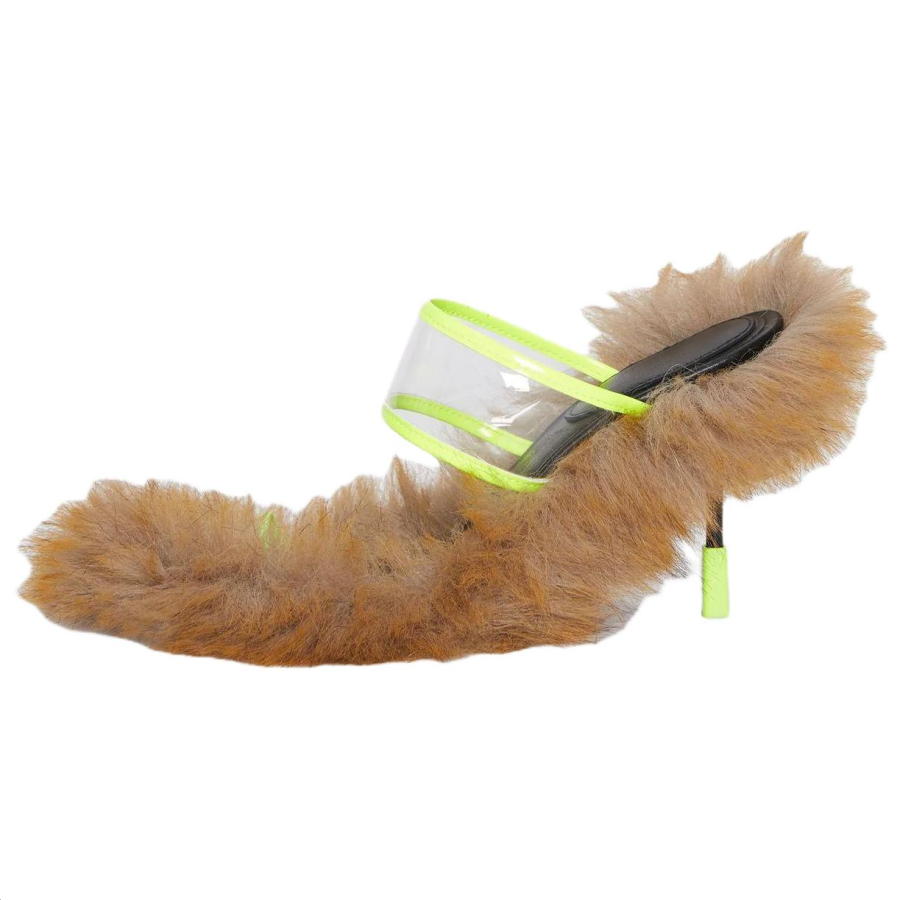 MSGM Slide Slippers Women's Brown