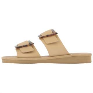 ANCIENT GREEK SANDALS Slide Slippers 4.5cm Women's Khaki