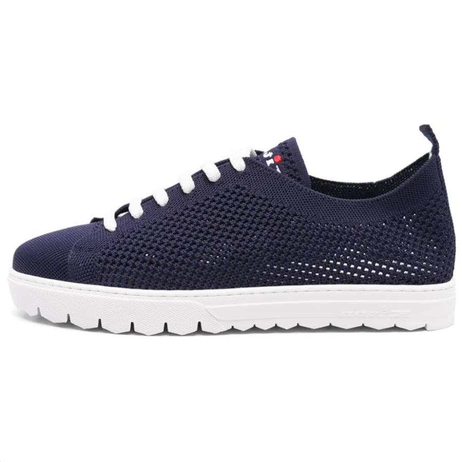 Kiton logo-embroidered knitted sneakers