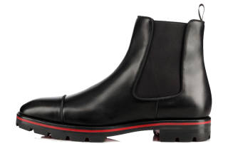 Christian Louboutin CL LUBOTING Short Mid-Calf Chelsea Boots Men's