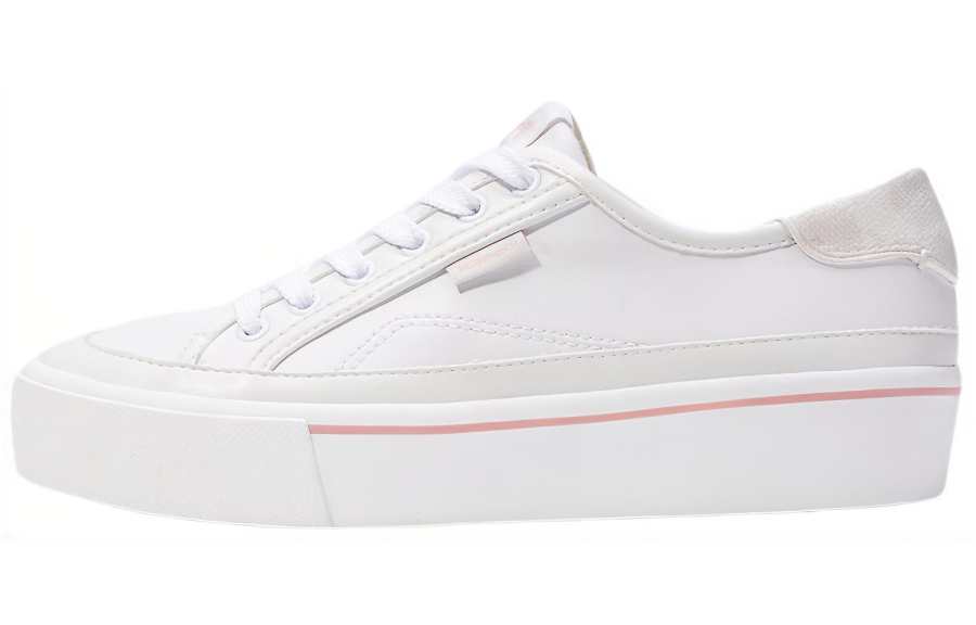 COACH CitySole Leather Comfortable And Breathable Low top Stylish Skateboarding Shoes Women's White