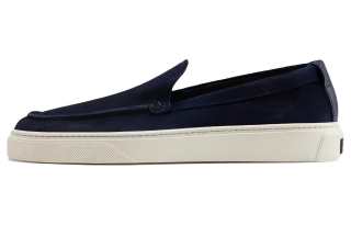 WOOLRICH Leather Casual Shoes Men's Dark Blue