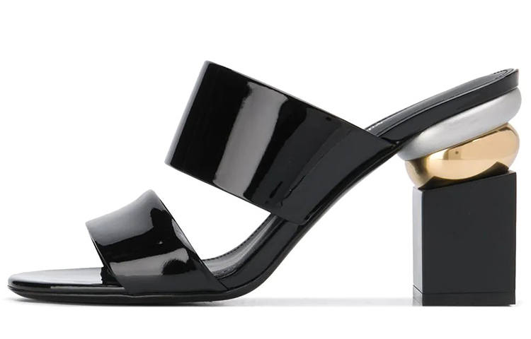 FERRAGAMO Quick Dry Quick Dry Slide Slippers Women's Black