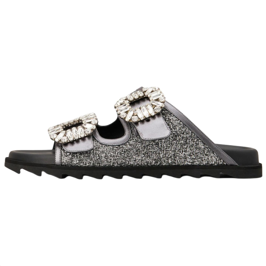 Roger Vivier Embellished Open Toe Sandals Women's