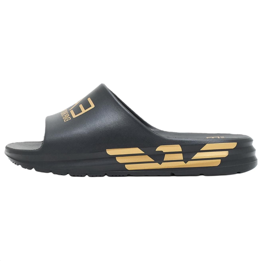 EMPORIO ARMANI EA7 Slide Slippers 3cm Men's Black