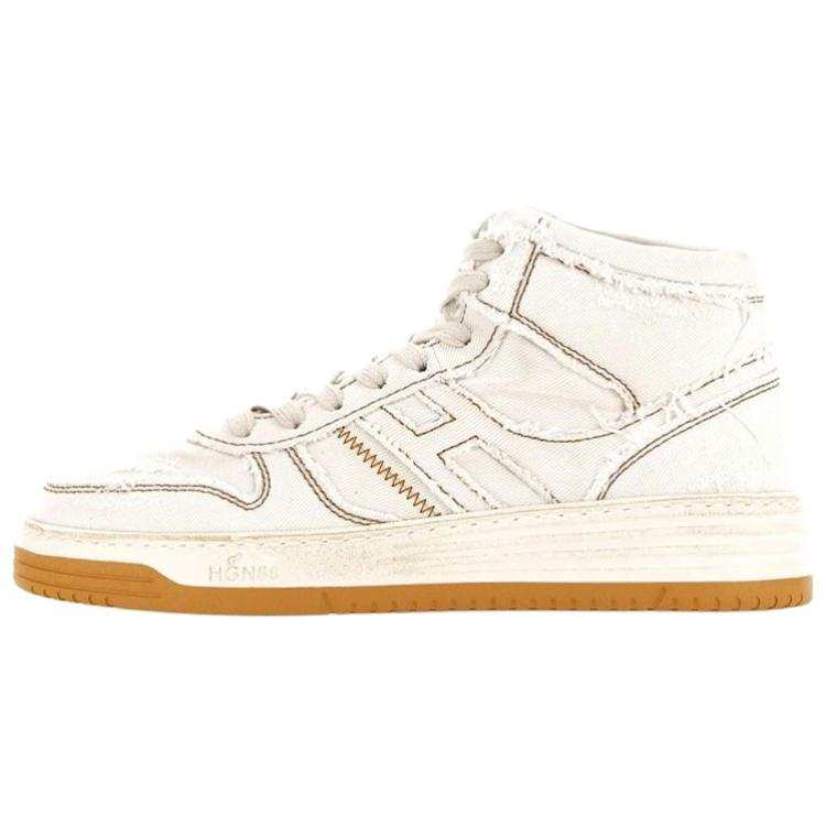 HOGAN H630 High top Stylish Skateboarding Shoes Men's White