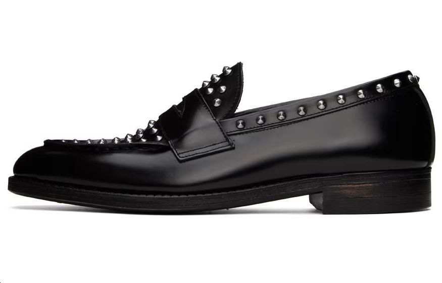 JUNYA WATANABE Cow Leather Loafers Men's Black