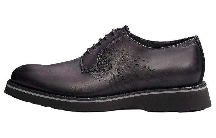 BERLUTI Leather Business Commuting Dress Shoes Men's Black