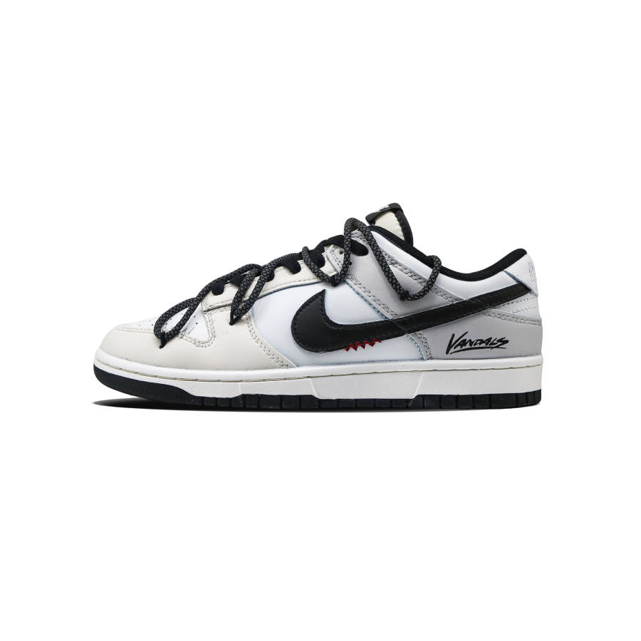 Nike Nike Dunk Patina Abrasion Resistant Abrasion Resistant Low top Skateboard Shoes Unisex Black Gray Beige Yellow
