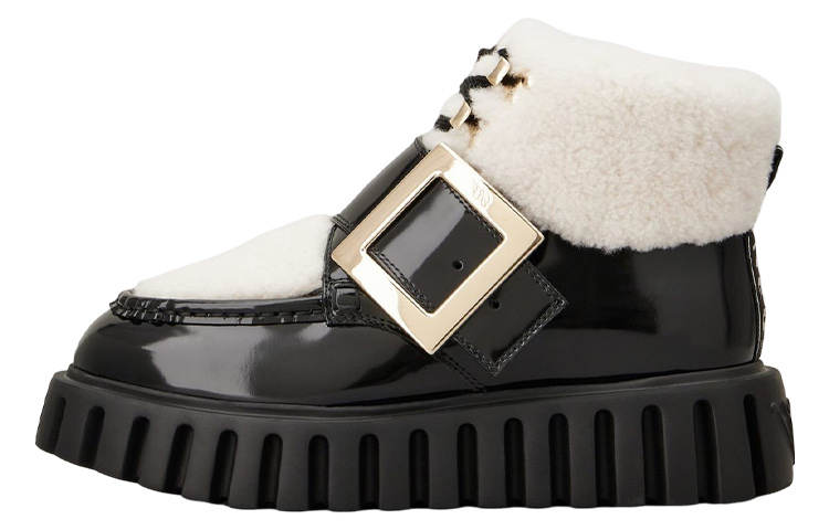 Roger Vivier Leather Zip Closure Ankle Boots Women's Black