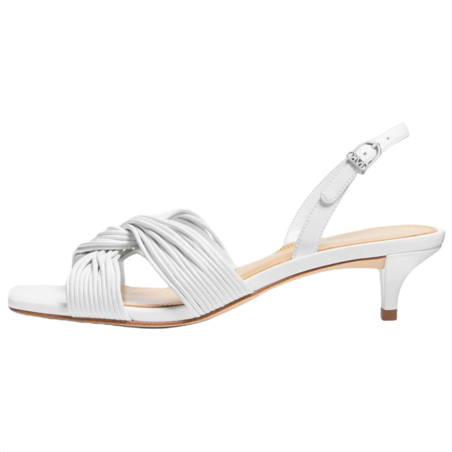 MICHAEL KORS Alessia One Strap Sandals 4.5cm Women's White