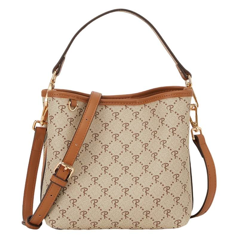 YEARCON PVC Handbag Women's Brown