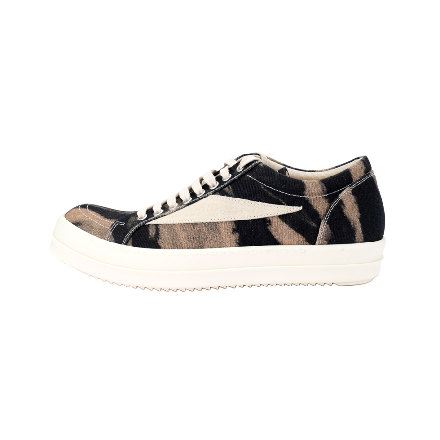 Rick Owens DRKSHDW Denim Low top Skateboard Shoes Men's Black