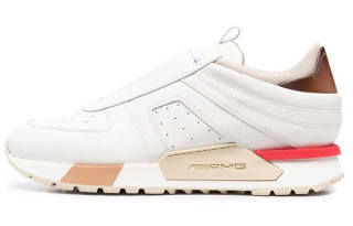 Santoni Low top Casual Shoes Men's White