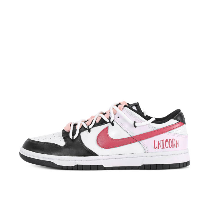 Nike Nike Dunk Unicorn Manufacturing Coverage Balance Coverage Balance Low top Skateboard Shoes Men's Pink