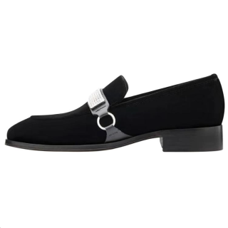 Giuseppe Zanotti Giuseppe Zanotti/GZ Suede Loafers Men's Black