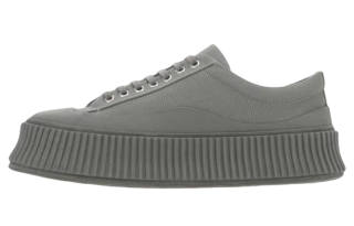 JIL SANDER Low top Stylish Skateboarding Shoes Women's Gray