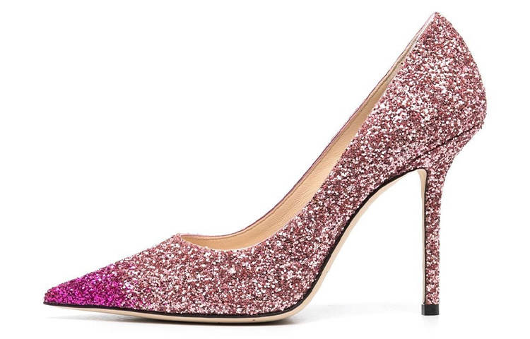 Jimmy Choo LOVE Slim Heel High Heels 8.5cm Women's Pink