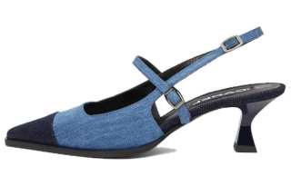 Carel Slim Heel High Heels 5CM Women's Blue