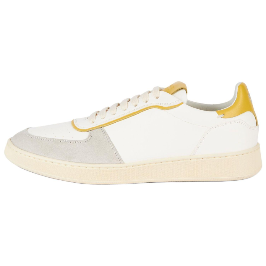 Stuart Weitzman Stuart Weitzman/SW Leather Low top Skateboard Shoes 1.5cm Women's White Gray