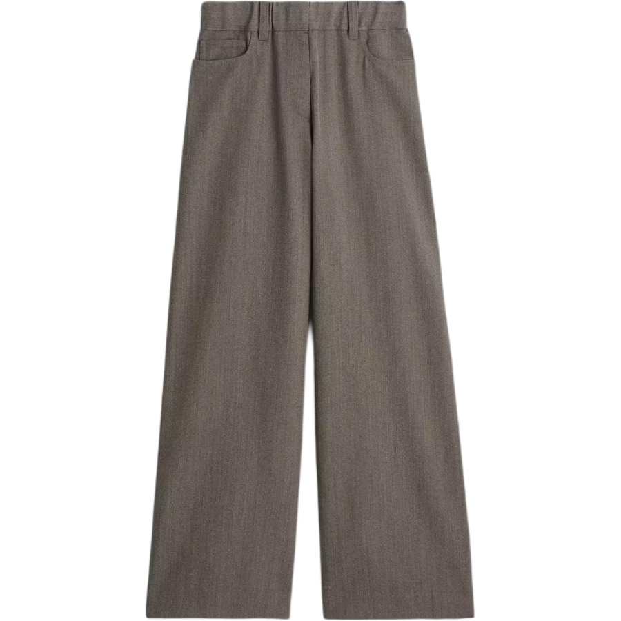 COS Casual Pants Women's Brown Moderate Wide Leg Pants