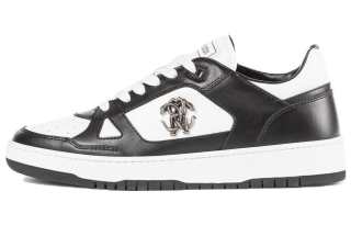 Roberto Cavalli RC-plaque Leather Sneakers