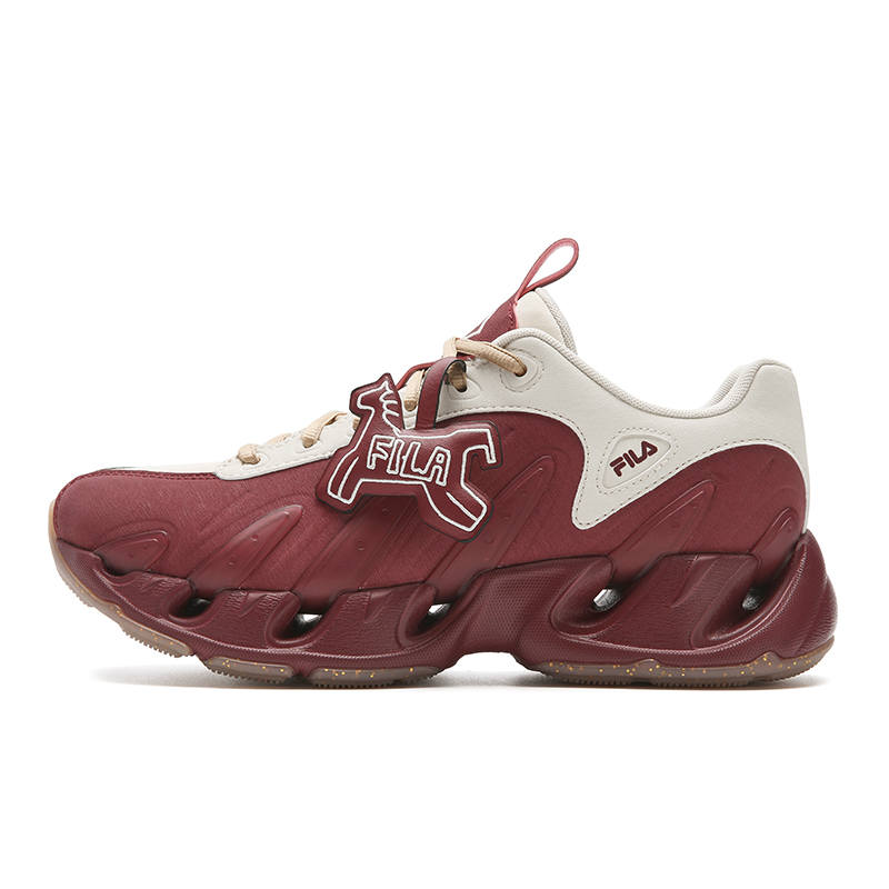 FILA Cushioning Abrasion Resistant Coverage Lightweight Height Increasing Low top Chunky Sneakers Men's