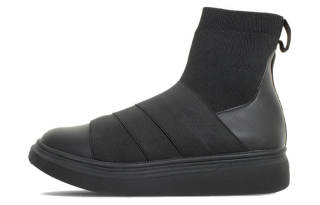 FESSURA High top Skateboard Shoes Unisex Black