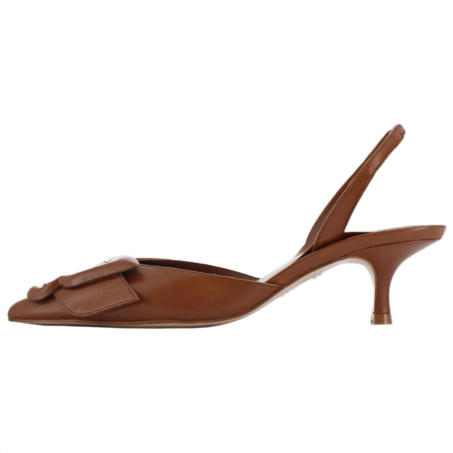 Sophia Webster Blair Leather Slim Heel High Heels 4cm Women's Brown