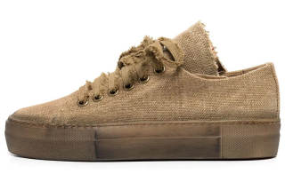 UMA WANG Canvas Shoes Women's Low Top Umber