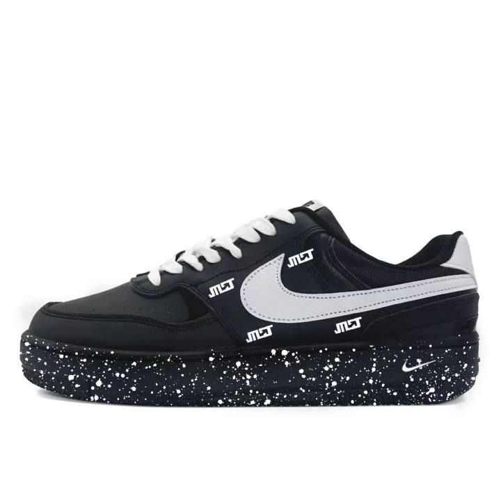 Nike Nike Gamma Force Stardust Black Tide Leather Abrasion Resistant Abrasion Resistant Low top Skateboard Shoes Unisex