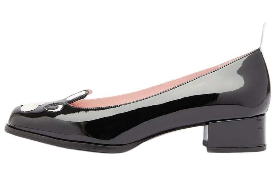Carel Patent Leather Casual Shoes 2cm Women's Black White