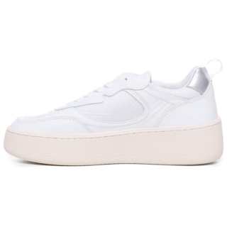 D.A.T.E. Mesh-panelling Leather Sneakers