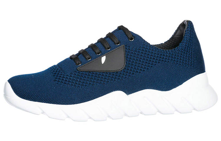 FENDI FENDI Scarpe Uomo Low 'Navy Black'