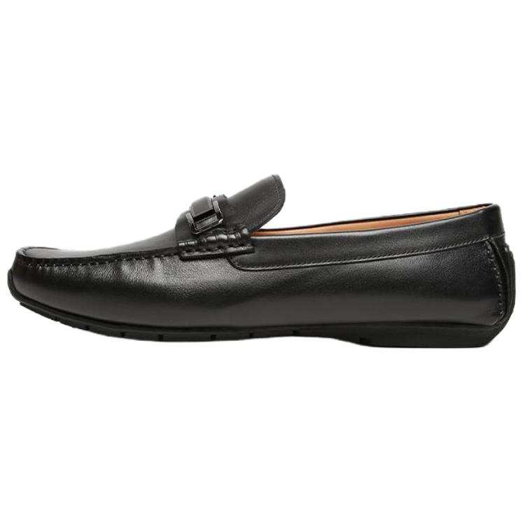S.T.Dupont S. T.DUPONT Top Grain Cow Leather Casual Shoes Men's Black
