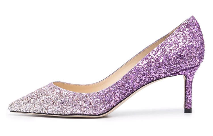 Jimmy Choo Romy Pointed Toe Slim Heel High Heels