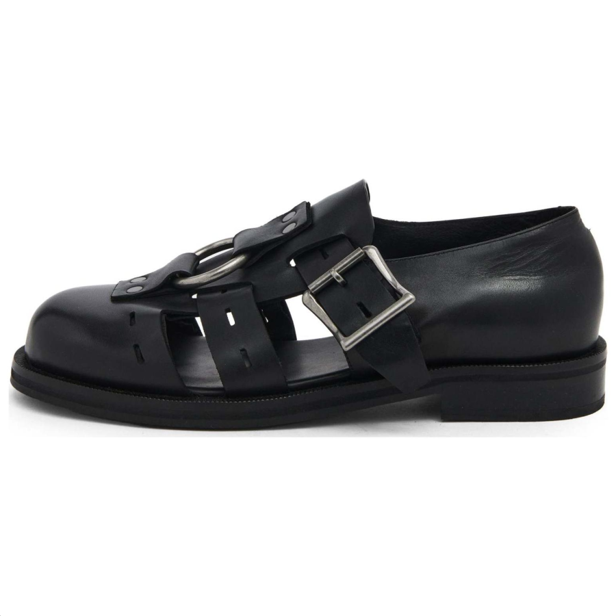 Martine Rose Calfskin Casual Shoes Men's Black