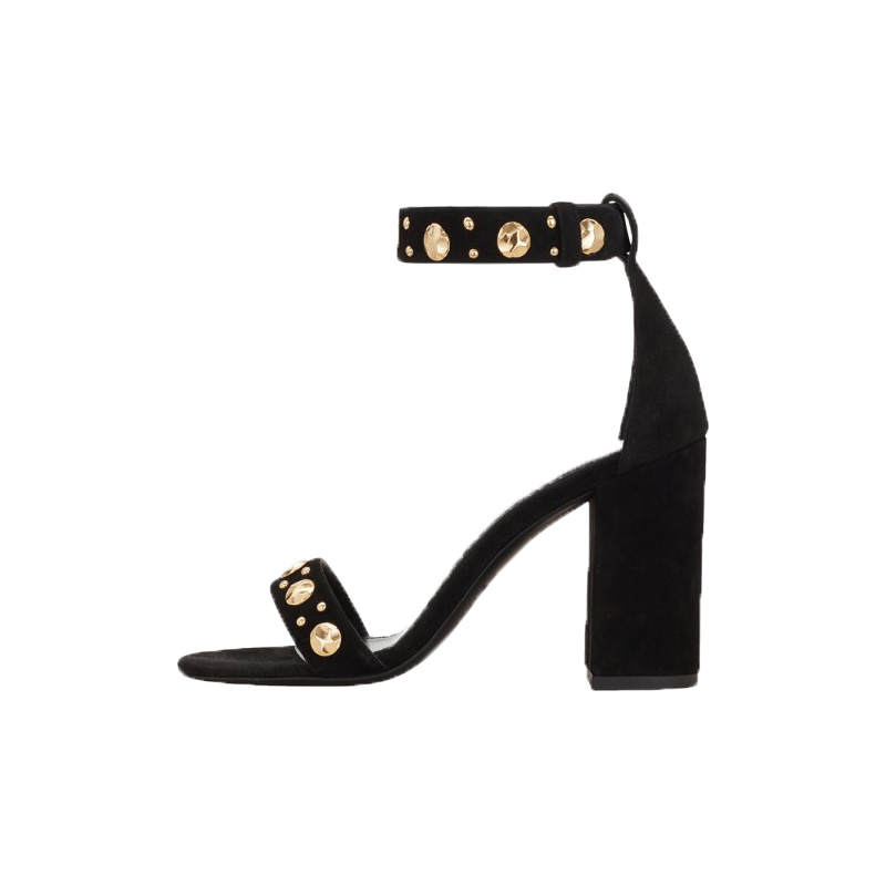 Maje Maje One Strap Sandals Women's Black/Camel/Red
